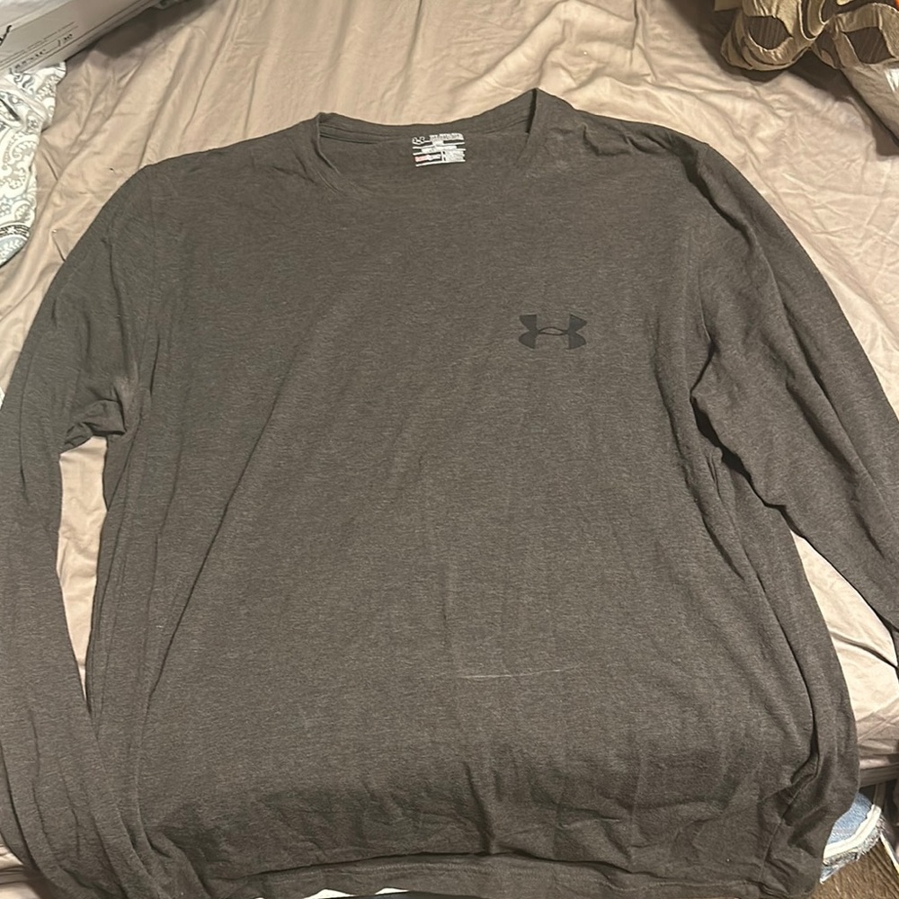 Under Armour Charcoal Long Sleeve Tee